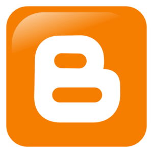social media - blogger logo